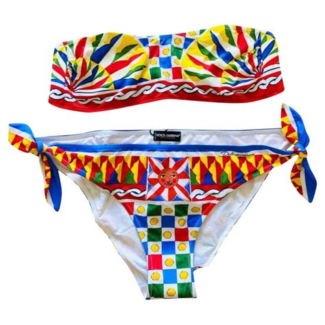 dolce gabbana bikini sale|dolce and gabbana swimsuit.